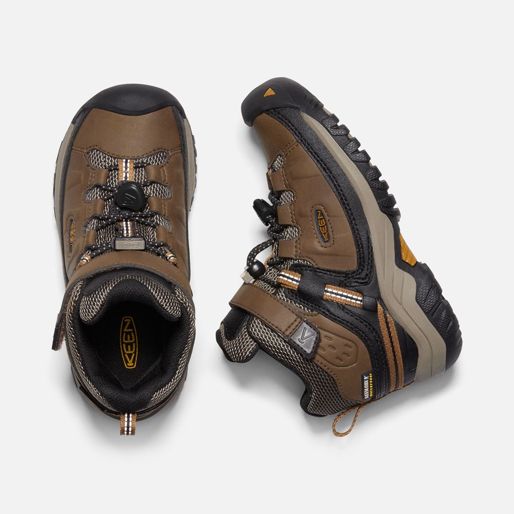 Keen Laarzen Kinderen Bruin/Zwart - Targhee Waterproof - 61704-ELWT